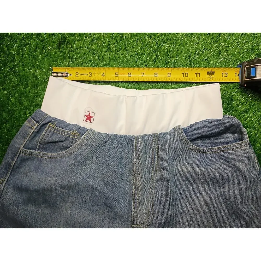 Y2K Fashion Light Wash Wide Leg Baggy Denim Jeans NWT